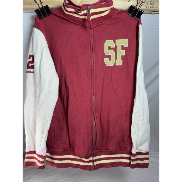 VTG San Francisco 49ers Youth Letterman Style Jacket Size XL Embroidered NFL